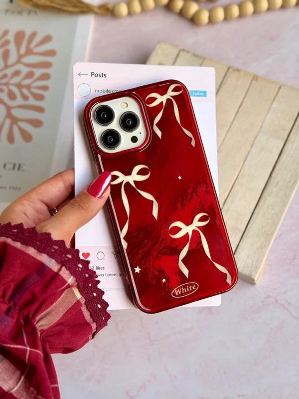 قاب چری پاپیون و ستاره آیفون - کد C2094
