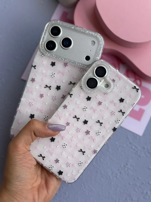 قاب Kawaii Pink Star آیفون (کدC2216)