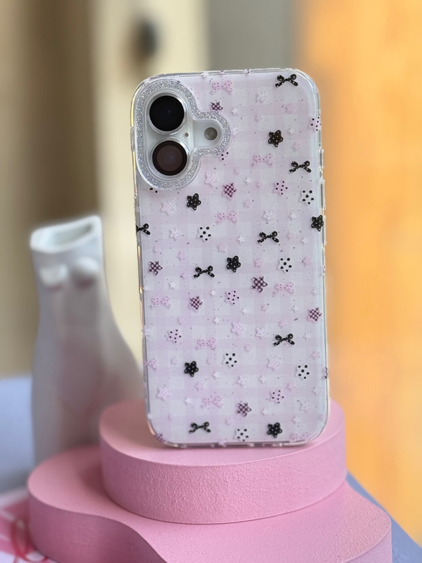 قاب Kawaii Pink Star آیفون (کدC2216)