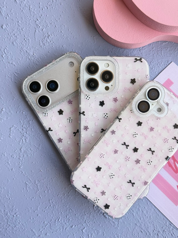 قاب Kawaii Pink Star آیفون (کدC2216)