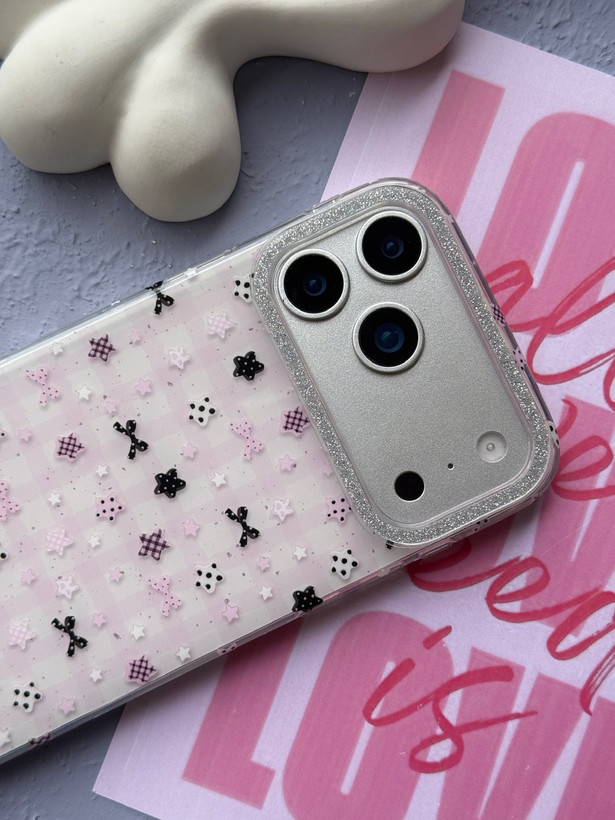 قاب Kawaii Pink Star آیفون (کدC2216)