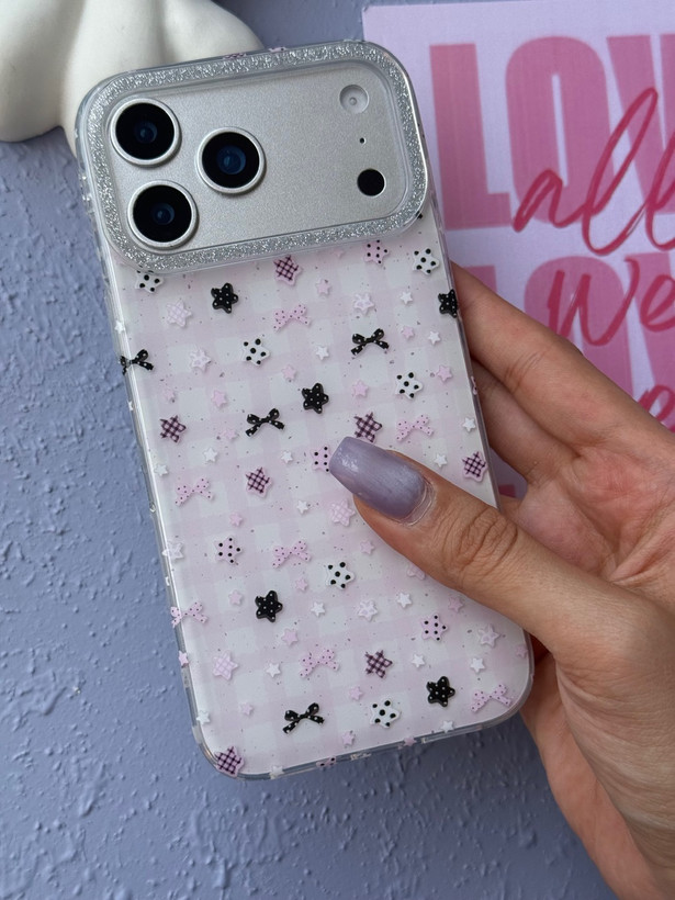 قاب Kawaii Pink Star آیفون (کدC2216)