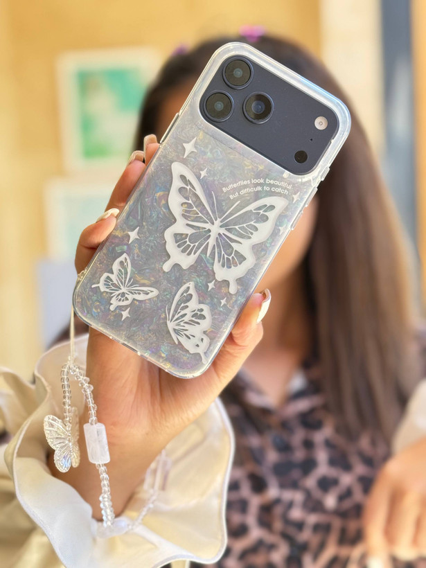 قاب Ice Butterfly با آویز کد C2230