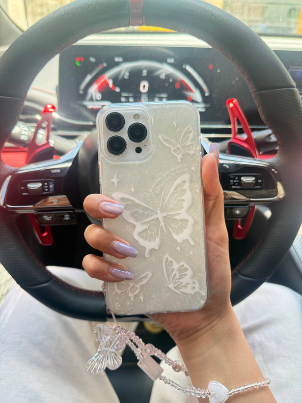 قاب Ice Butterfly با آویز کد C2230
