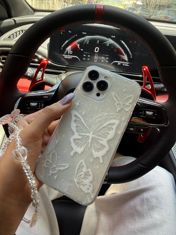 قاب Ice Butterfly با آویز کد C2230