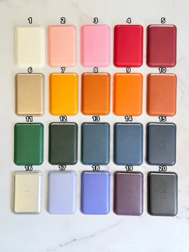 جاکارتی مگ سیف اپل Leather wallet magsafe (کدa0069)