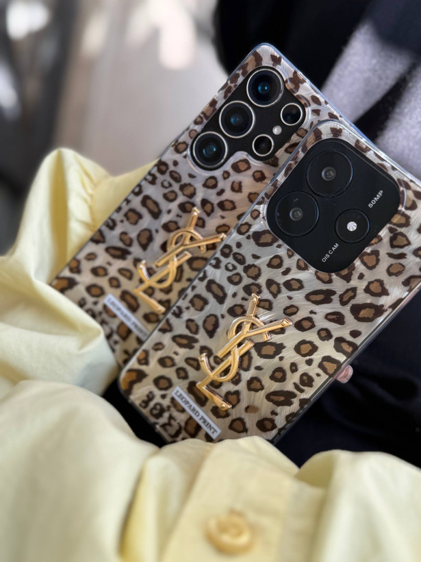 قاب براش yves saint laurent leopard سامسونگ و شیائومی (کدC2166)